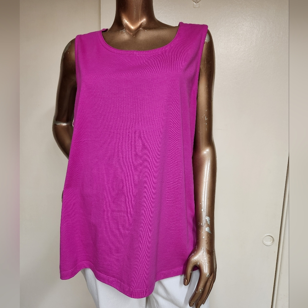 Coral Bay Fuchsia Tank Top